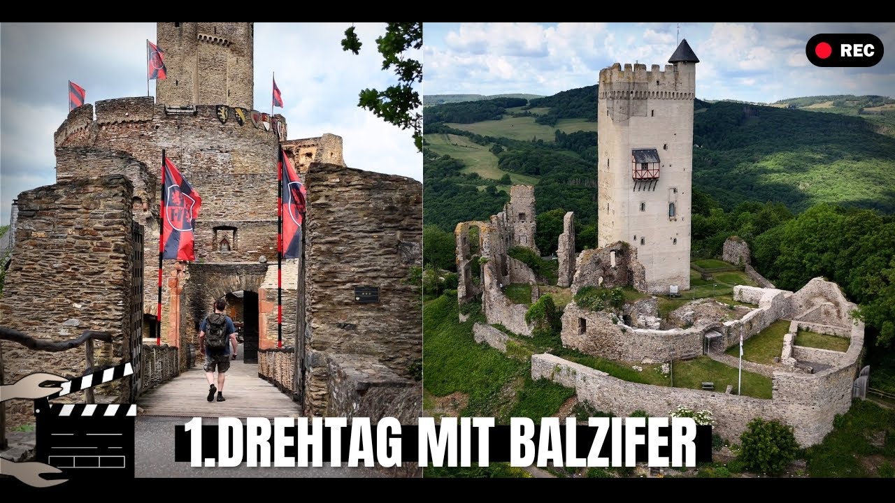 Einen Drehtag mit BALZIFER / Burgen Content