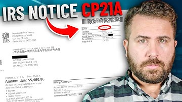 IRS Notice CP21A: What It Is, What It Means, and How to Respond