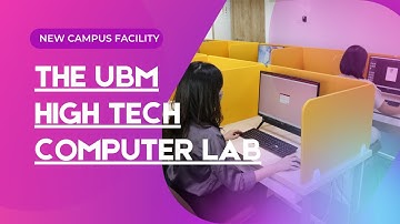 The UBM High Tech Computer Lab - Fasilitas Baru UBM Kampus Serpong