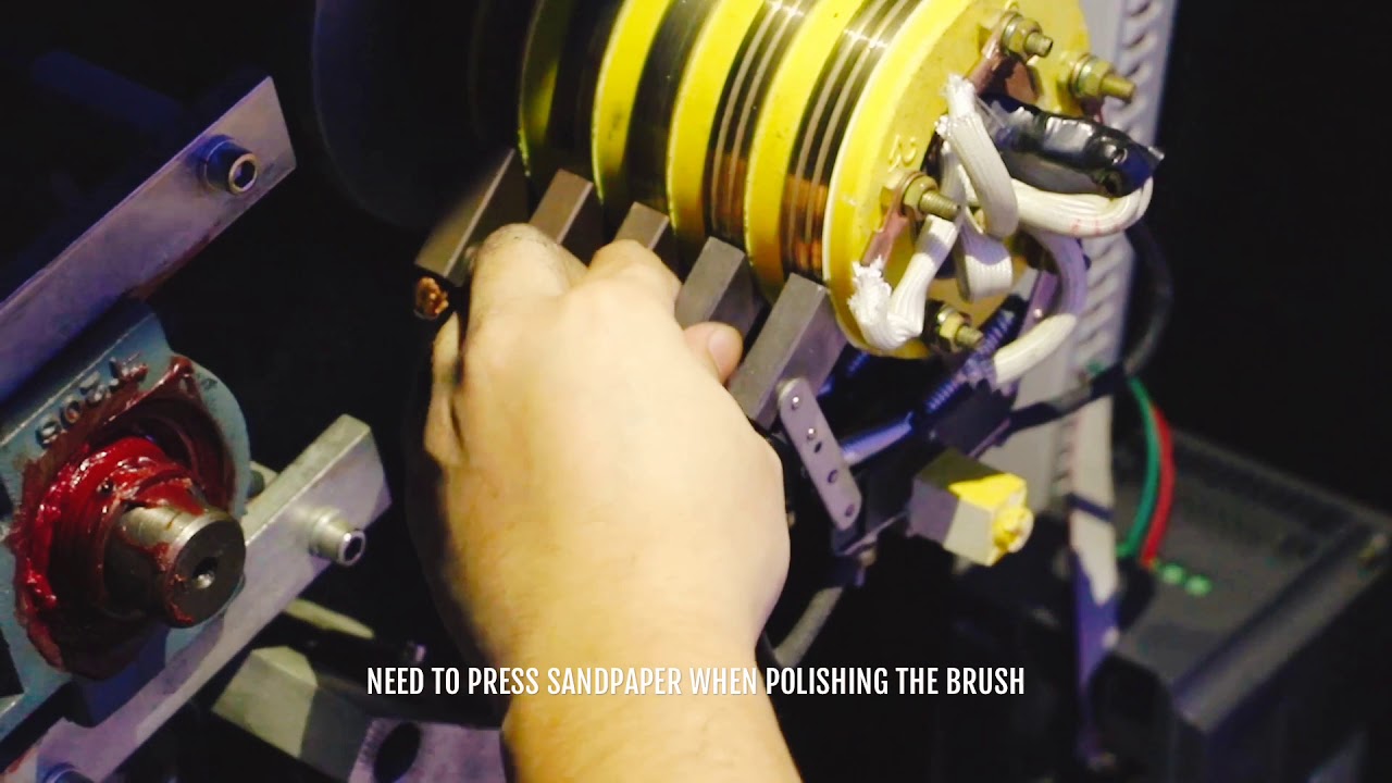 Calendar Heat Press Carbon Brush Cleaning | Rotary Heat Press Maintenance | Easty EST EMT ERT ELT