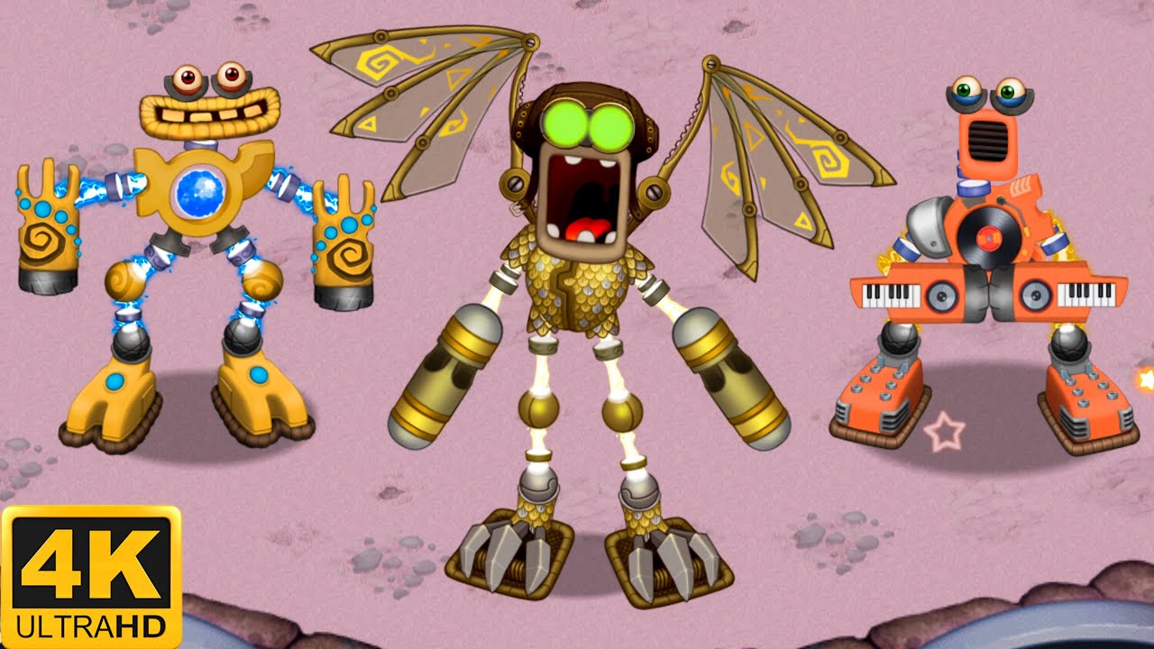 Wubbox, Rare Wubbox, Epic Wubbox - Earth Island Trio (My Singing Monsters)  