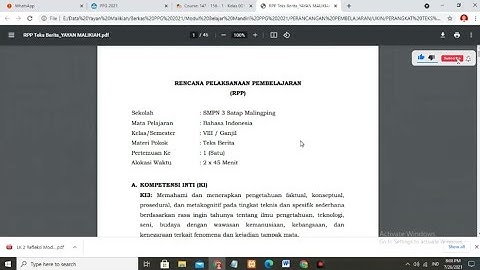 Contoh RPP Model Problem Based Learning Pada PPG Daljab