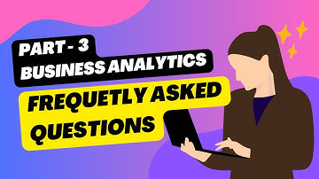 Part-3 Important questions with answers| Business Analytics | One Shot Video #bba #bcom #mba #notes
