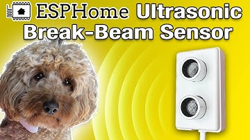 ESPHome Ultrasonic Break-Beam Sensor