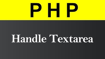 Handle TextArea in PHP (Hindi)