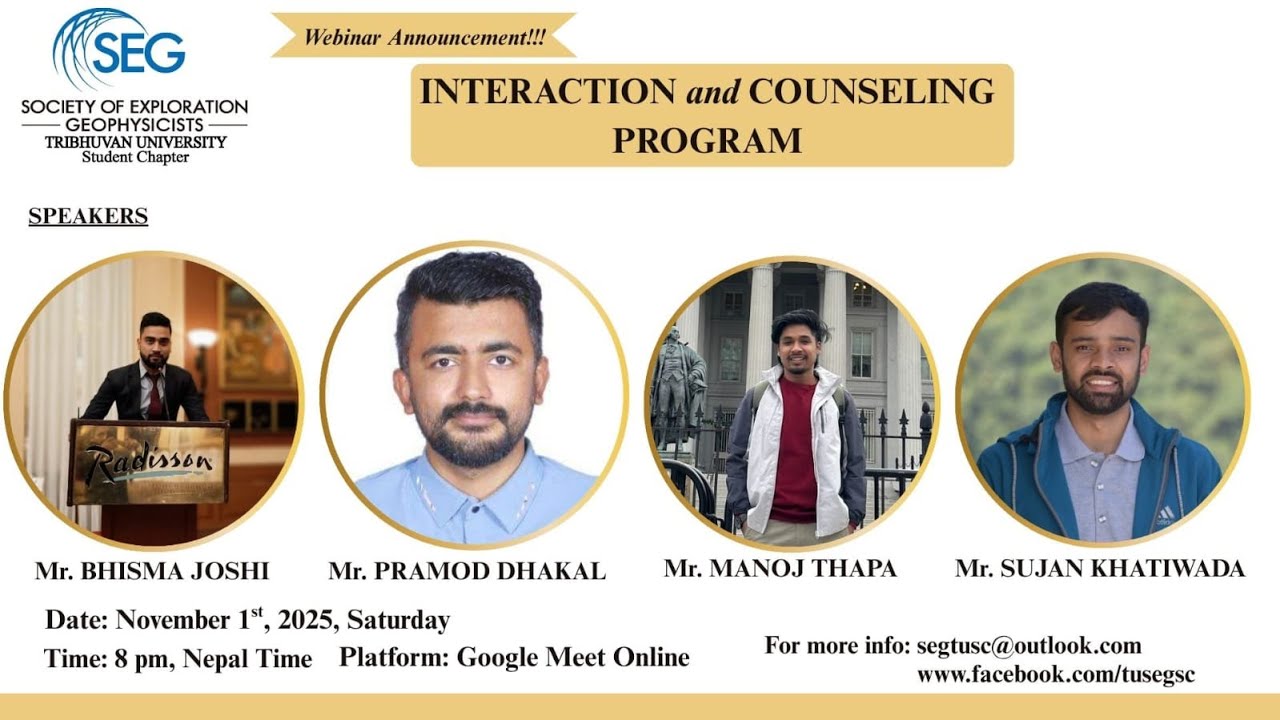 Interaction and Counseling Program: Post-Graduate Pathways in Geology 1