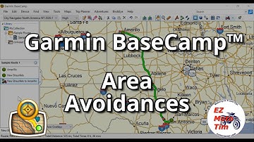 Garmin BaseCamp™ Areas to Avoid When Routing