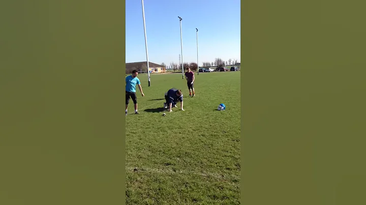 Saxons Rock N Pole... Big man going down.