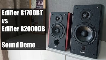 Edifier R1700BT vs Edifier R2000DB  ||  Sound Demo