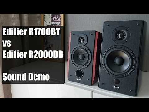 Edifier R1700BT vs Edifier R2000DB  ||  Sound Demo