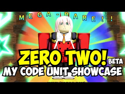New Code Unit! Zero Two 6 Star Showcase All Star Tower Defense #allsta