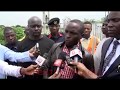 man climb mast, protest President Muhammadu Buhari's leadership