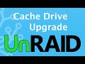 How to upgrade cache drive or cache pool on unRaid - unRaid Miniseries 1
