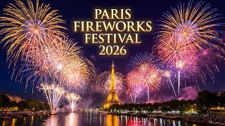 Download Lagu PARIS FIREWORKS FESTIVAL 2026 | Happy New Year Celebration at the Eiffel Tower MP3