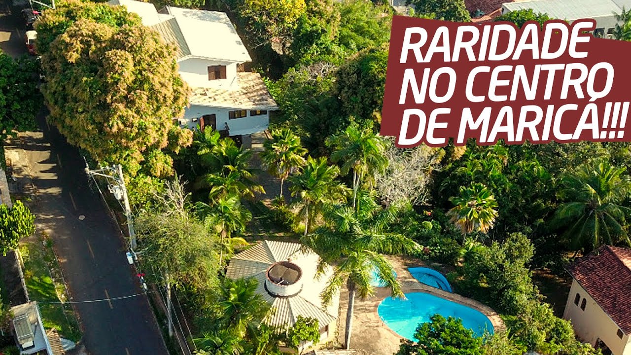 No Centro de Maricá, com 7 Quartos e 3.000 m²  de terreno! Você vai se impressionar com esta casa! 😍
