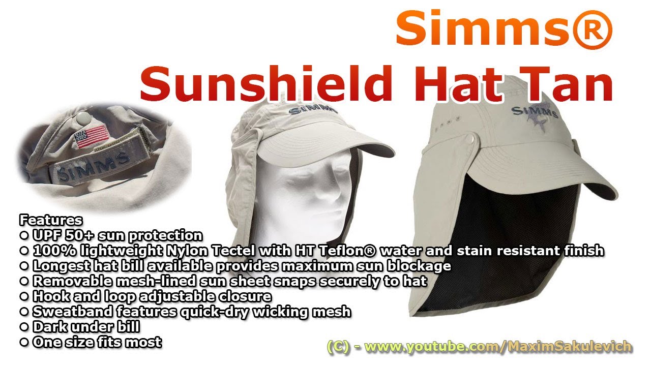 simms sunshield hat