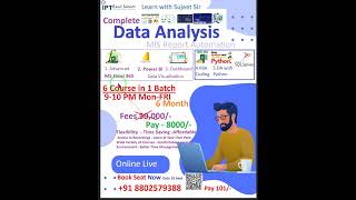 Data Analysis Classes in Excel 2025
