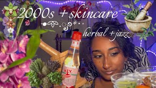 asmr 𓍢ִ໋🎋* 2000s Spa Consultant Chooses an EXTENSIVE Herbal Skincare Treatment 🪷 pampering, jazz 🪭