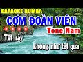 Cơm Đoàn Viên Karaoke Tone Nam ( Bm ) Nhạc Sống Rumba | Trọng Hiếu