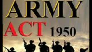 Everything about army act,1950