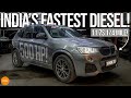 Em tuned stage 3 bmw x3 30d msport is indias fastest diesel  117s 14 mile  autoculture