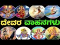 ಹಿಂದೂ ದೇವರ ವಾಹನಗಳ ಬಗ್ಗೆ ನಿಮಗೆಷ್ಟು ಗೊತ್ತು? | Vehicles of Hindu gods | Shiva | Vishnu | Lakshmi 