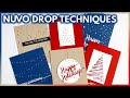 NUVO DROPS: Tips &amp; Techniques For Easy Christmas Card Making