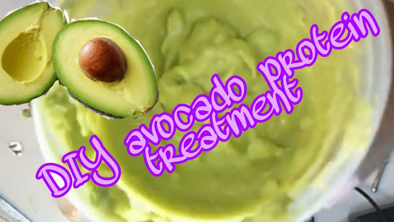 How to make an Avocado protein treatment YouTube