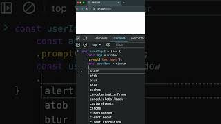 JavaScript window.prompt() method #shorts #javascript #WebDevelopment