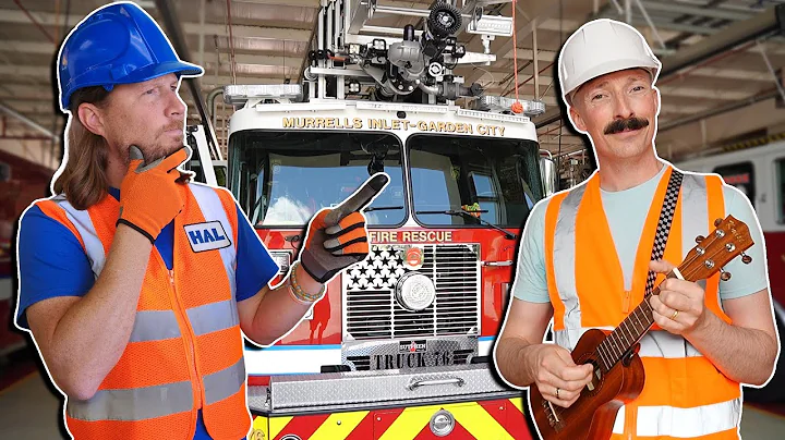 🚒FIRE Truck Song for Kids 🔥🎵 Handyman Hal and Cool Chris Songs for Kids