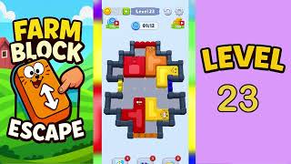 Farm block escape level 23 Solution