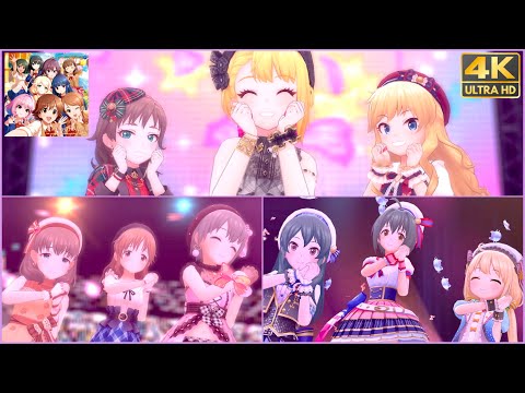 【デレステ】4K ベレー帽9人で『夢をのぞいたら』GRAND LIVE MV SSR衣装