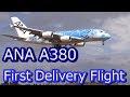 ANA A380 First Delivery Flight Landing at Narita Airport / 全日空 新型旅客機 A380 ウミガメジェット 日本初着陸！！