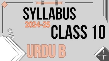 Class 10 urdu syllabus 2024-25 urdu B Jaan Pehchan midterm and final term #cbse #syllabus