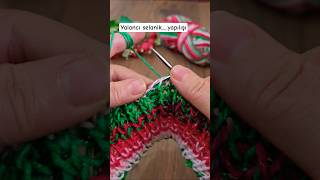 Tersi düzü yok,Tek sıradan oluşan örgü modeli.#crochet #kntting#shorts #short #youtube