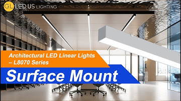 L8070 Architectural LED Linear Lights – Surface Mount