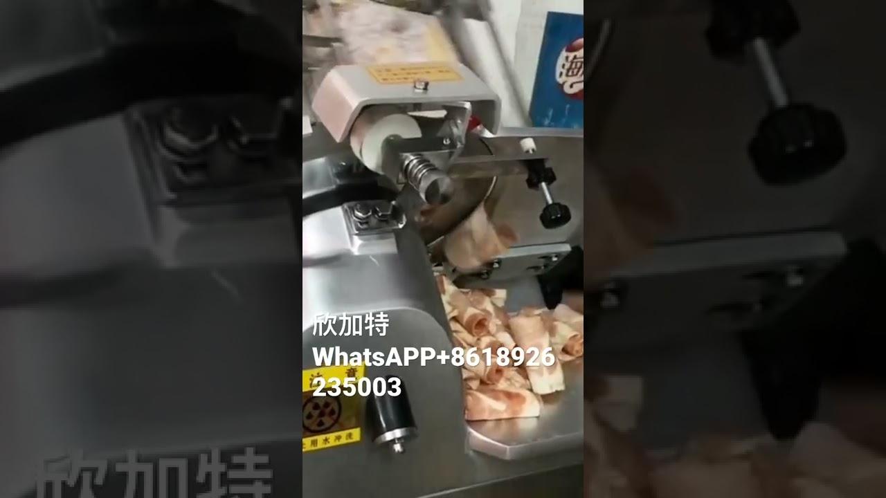 Automatic Lamb Roll Slicer