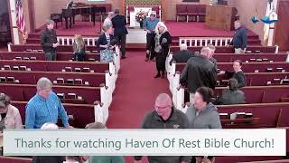 1/28/24 - PM Haven of Rest Bible Church