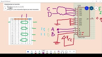 Función lógica con multiplexor