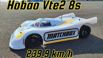 Hobao Vte2 8s 239,9 kmh Michael Kase RC CAR SPEEDRUN
