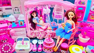 Download Lagu 17 Minutes Satisfying with Unboxing Cute Princess House \u0026 Cozy Bedroom Collection Toys Review | ASMR MP3