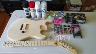 My Musikraft 5150 Replica Guitar Project!