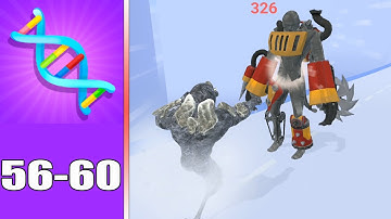 DNA Evolution 3D (IOS, Android) NEW UPDATE Gameplay All Levels (Level 56-60)