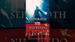 Nintendo Characters vs Sephiroth 💀 #shorts #sephiroth #nintendo #gaming #edit #finalfantasy #versus