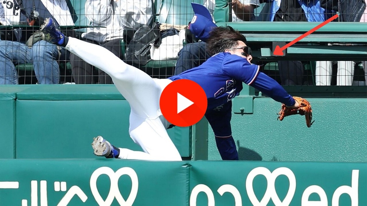 【衝撃瞬間】中日・福永裕基が頭部出血で緊急搬送…カメラマン席へ転落のアクシデント 阪神戦 (2026年4月18日)