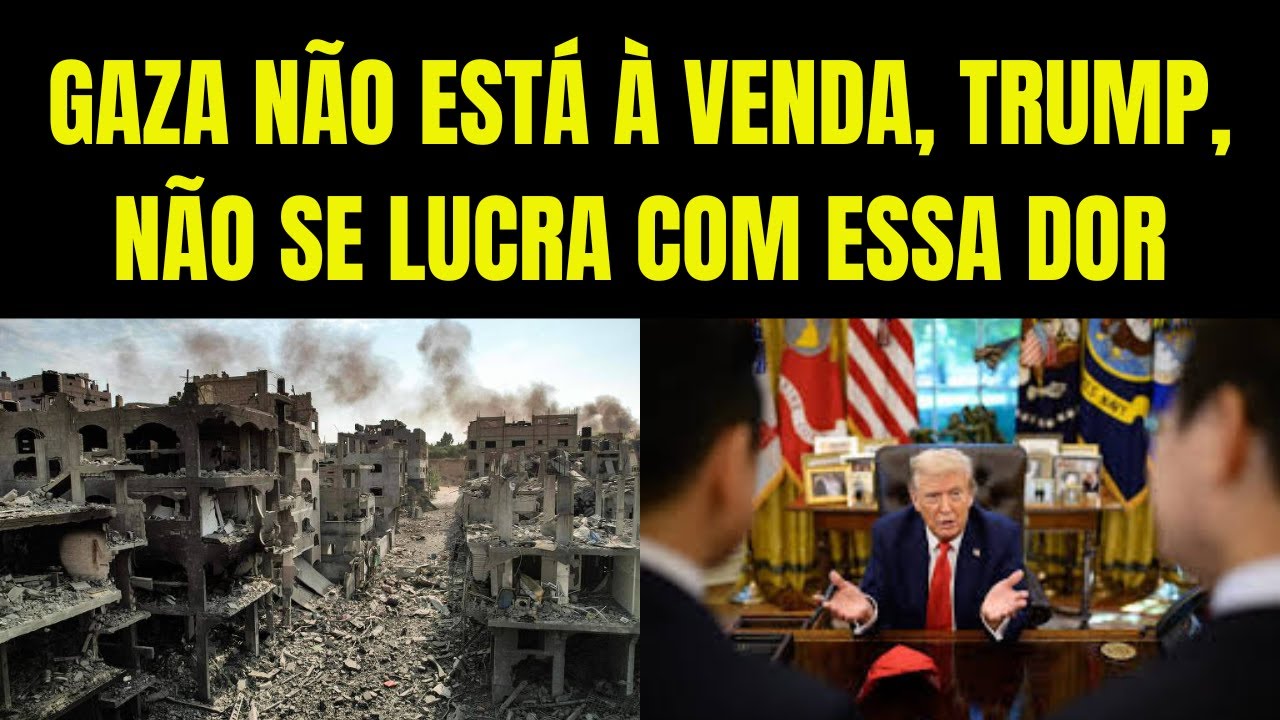 O CONSELHO DA VERGONHA: COMO TRUMP QUER LUCRAR COM A DESTRUIÇÃO DE GAZA