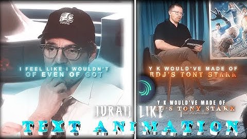 Ae Inspired @juraijeditzz Likes Text Animation In Alight Motion || (+present)