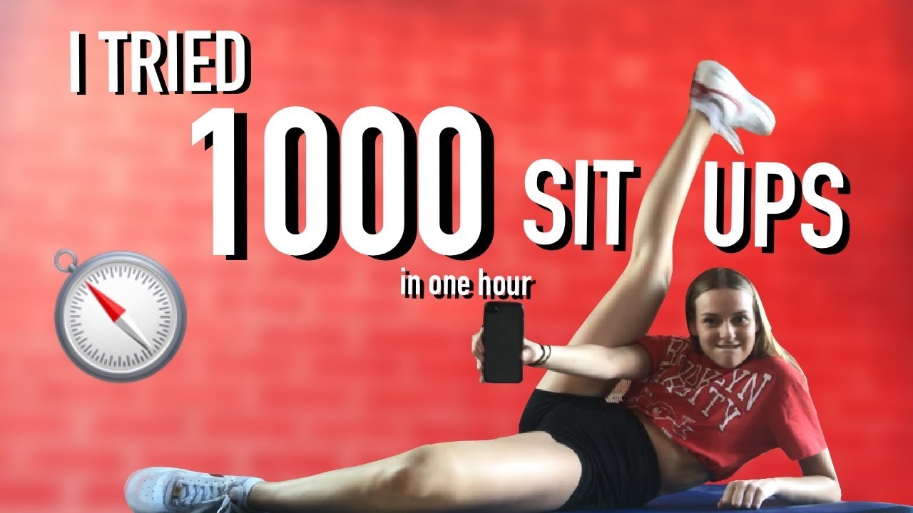 I did 1000 CRUNCHES in one hour- so you don't have to :) - YouTube