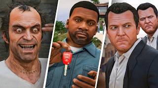 GTA V |   Cinematic Compilation Stories Michael, Franklin &amp; Trevor [Rockstar Editor, Cinematic]