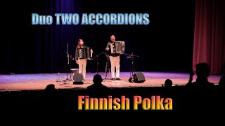 Duo TWO Accordions - Finnish Polka "Säkkijärven" [ LIVE ]